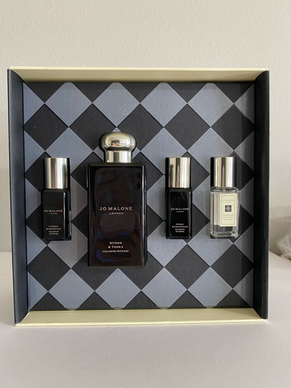 Jo Malone Myrrh & Tonka Cologne Discovery Collection, 4pc Set 100ml + 3x9ml New